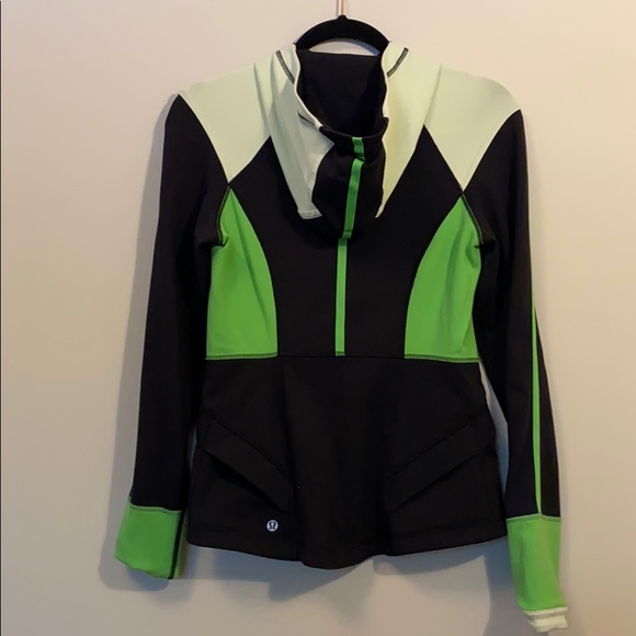 Black zip up reversible hoodie - Picture 2 of 5